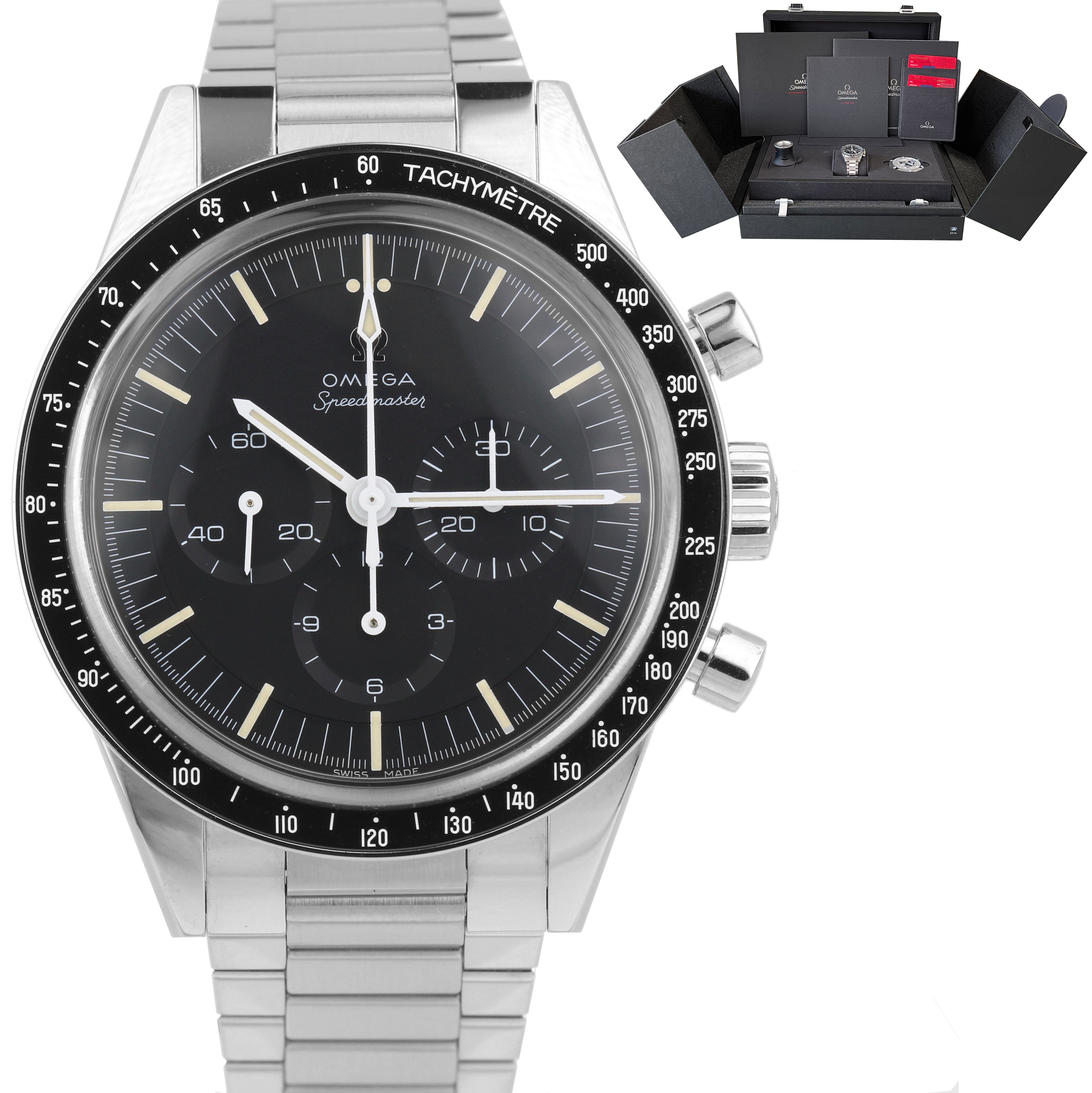 2021 NEW Omega Speedmaster 311.30.40.30.01.001 321 ED WHITE 39.7mm Ste