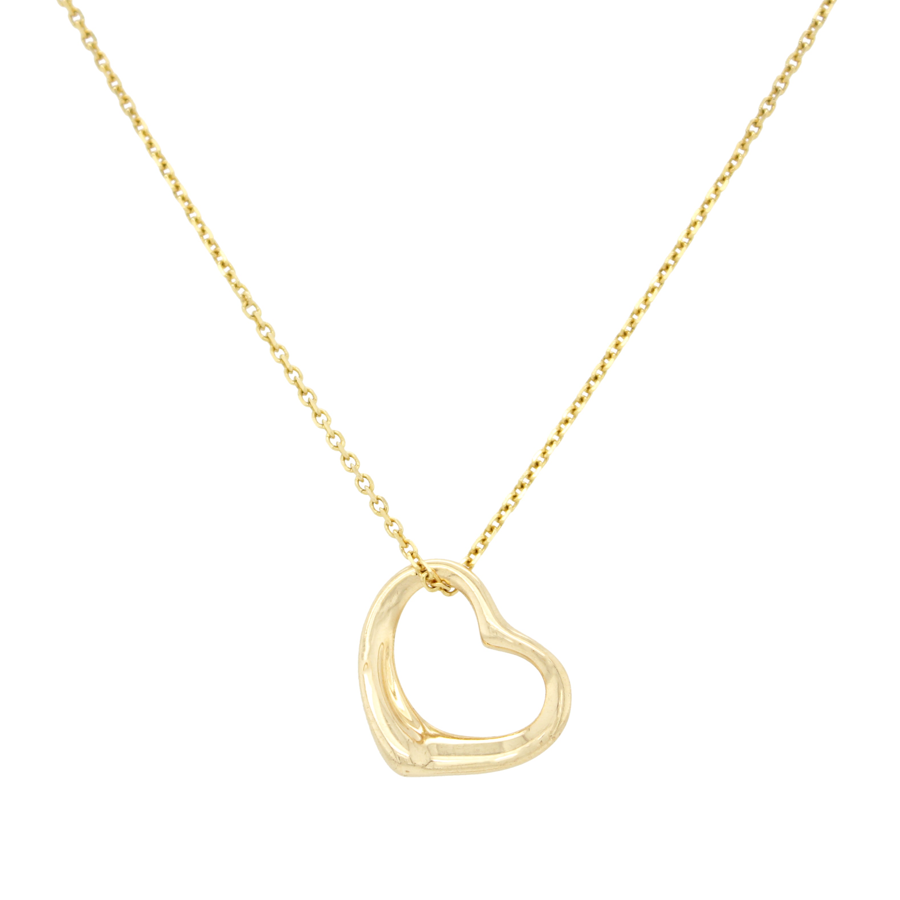 Tiffany & Co. 18K Yellow Gold Heart Lock Pendant Necklace Tiffany & Co.
