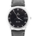 Omega De Ville Prestige PAPERS 34.4mm 4810.52.01 Leather Quartz Steel Watch B+P