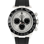 NEW STICKERED 2022 PAPERS Rolex Daytona White Gold Silver 40mm 116519 LN B+P