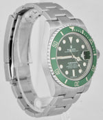 MINT Rolex Submariner Date 'Hulk' Green Stainless Steel Ceramic Watch 116610 LV