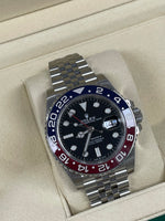 NOS 2019 Rolex GMT-Master II 'PEPSI' BEZEL Ceramic Watch 126710 BLRO FULL SET