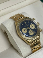 Vintage Rolex Daytona Cosmograph 6265 Black 37mm 18K Yellow Gold Oyster Watch