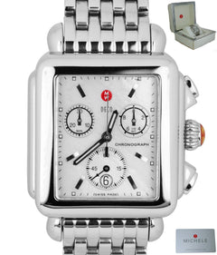 Michele on sale deco chronograph