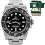 2015 Rolex Submariner No-Date Stainless 40mm Black Ceramic Dive Watch 114060