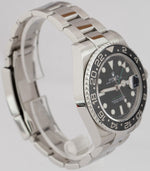 Rolex GMT-Master II Black 40mm Ceramic Stainless Steel Oyster Date Watch 116710