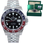 2019 PAPERS Rolex GMT Master PEPSI Red Blue Jubilee Ceramic 126710 Watch Box