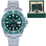 DISCONTINUED Rolex Submariner Hulk 116610LV Green Dial Ceramic Watch Box