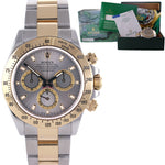 PAPERS 116523 Rolex Daytona Slate Grey Dial Steel 18k Gold Two Tone Watch Box