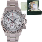 UNPOLISHED PAPERS Rolex Daytona Meteorite Roman 116509 White Gold Watch Box