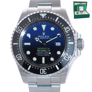 NEW 2020 PAPERS Rolex Sea-Dweller Deepsea Cameron Blue 126660 44mm Watch Box