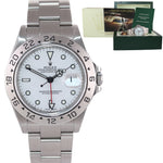 2009 ENGRAVED REHAUT Rolex Explorer II 16570 Polar 40mm Date 3186 Watch Box