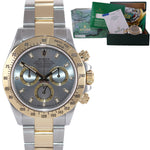 PAPERS 116523 Rolex Daytona Slate Grey Dial Steel 18k Gold Two Tone Watch Box