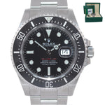 BRAND NEW 2020 PAPERS Mark II Rolex Red Sea-Dweller 43mm 126600 Steel Watch Box