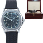 2022 Service Patek Philippe Steel 5066a Aquanaut Black Rubber 5066/1 36mm Watch