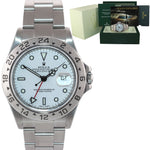 2008 ENGRAVED REHAUT Rolex Explorer II 16570 Polar 40mm Date 3186 Watch Box