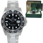 MINT PAPERS Rolex GMT Master II 116710 Steel Black Ceramic Watch Box