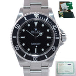 UNPOLISHED 2003 PAPERS Rolex Submariner No-Date 14060m Steel Black Watch Box