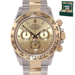 MINT PAPERS 2018 Rolex Daytona 116503 Champagne Two Tone Steel Gold Watch Box