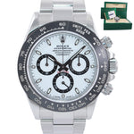 2019 NEW PAPERS Rolex Daytona 116500LN White Ceramic Panda 40mm Steel Watch