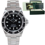2007 Rolex Sea-Dweller Steel 16600 Black Dial Date 40mm no holes Watch Box