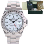 2010 ENGRAVED REHAUT Rolex Explorer II 3186 Polar 40mm 16570 Date Watch Box