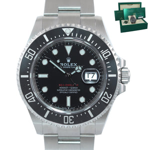 JUNE 2021 BRAND NEW PAPERS Mark II Rolex Red Sea-Dweller 43mm 126600 Watch