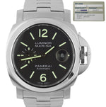 2009 MINT Panerai PAM 299 Luminor Marina Stainless Automatic 44mm Watch PAM00299