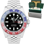 NEW 2022 Rolex GMT-Master II PEPSI Red / Blue Stainless 40mm Jubilee 126710 BLRO