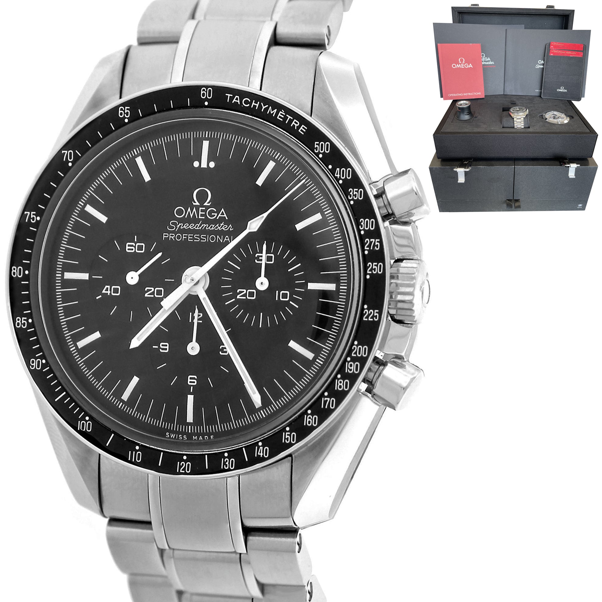 Moonwatch Professional Speedmaster Steel Chronograph Watch  311.30.42.30.01.005