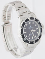 Rolex Submariner No-Date Stainless Steel Black Dial 40mm Swiss Dive Watch 14060M