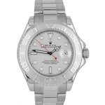 MINT Men's Rolex Yacht-Master Stainless Platinum 40mm Swiss Date Watch 16622